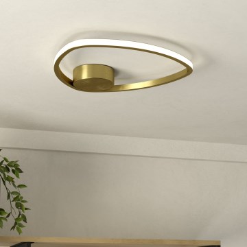 Eglo - LED plafondlamp LED/9,7W/230V 2700/4000/6500K Ø 37,5 cm goudkleurig