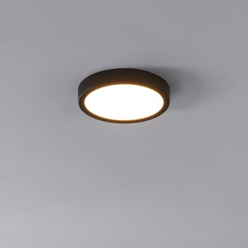 Eglo - LED Plafondlamp met sensor LED/17W/230V 3000K zwart