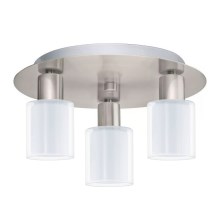 Eglo - LED Plafondlamp MY CHOICE 3xE14/4W/230V chroom/wit