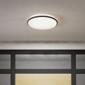 Eglo - LED plafondlamp voor badkamer LED/18W/230V 3000/4000/6500K Ø34 cm IP54 zwart