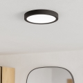 Eglo - LED plafondlamp voor de badkamer LED/11,5W/230V 2700/4000/6500K Ø 21,1 cm IP44 zwart