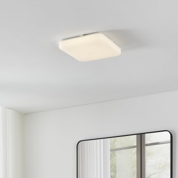Eglo - LED-plafondlamp voor de badkamer LED/18W/230V 33x33 cm IP44