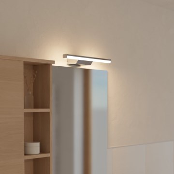 Eglo - LED RGBW Dimbaar badkamer spiegel verlichting LED/12W/230V 2700-6500K IP44 mat chroom