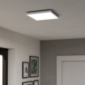 Eglo - LED RGBW Dimbare badkamer plafondlamp LED/13,4W/230V 2700-6500K 29x29 cm IP44 wit ZigBee