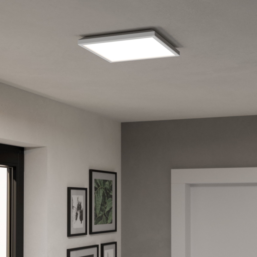 Eglo - LED RGBW Dimbare badkamer plafondlamp LED/13,4W/230V 2700-6500K 29x29 cm IP44 wit ZigBee
