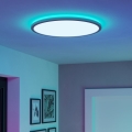 Eglo - LED RGBW Dimbare badkamer plafondlamp LED/16,8W/230V 2700-6500K diameter 50 cm IP44 wit ZigBee