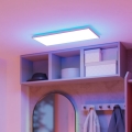 Eglo - LED RGBW Dimbare badkamer plafondlamp LED/17,2W/230V 2700-6500K 30x57cm IP44 wit ZigBee