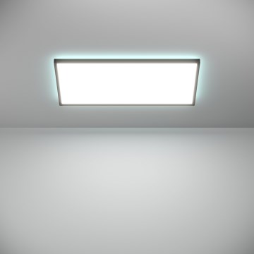 Eglo - LED RGBW Dimbare badkamer plafondlamp LED/17,2W/230V 2700-6500K 30x57cm IP44 zwart ZigBee