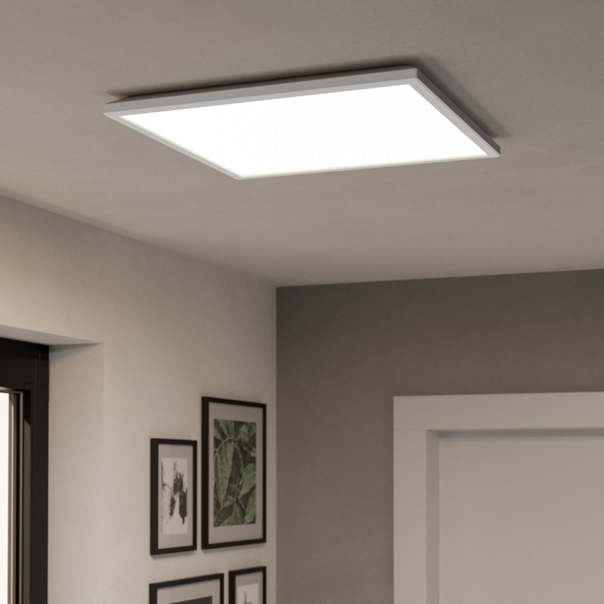 Eglo - LED RGBW Dimbare badkamer plafondlamp LED/17W/230V 2700-6500K 50x50 cm IP44 wit ZigBee
