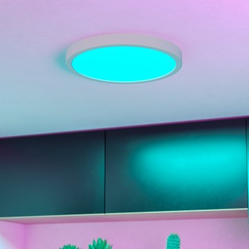 Eglo - LED RGBW dimbare badkamerplafondlamp LED/14,3W/230V 2700-6500K Ø 27,8 cm IP44 wit