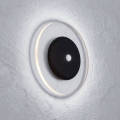 Eglo - LED RGBW dimbare oplaadbare wandlamp met bewegings- en schemersensor LED/5V 2000 mAh zwart + afstandsbediening