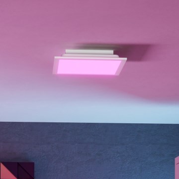 Eglo - LED RGBW dimbare plafondlamp LED/14W/230V 2700-6500K 30x30 cm wit