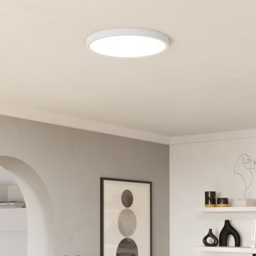 Eglo - LED RGBW dimbare plafondlamp voor de badkamer LED/17,5W/230V 2700-6500K Ø 39,9 cm IP44 wit