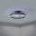 Eglo - LED RGBW dimbare plafondventilator LED/36W/230V 3000-6500K zwart + afstandsbediening