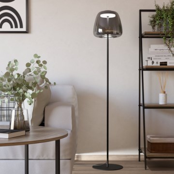 Eglo - LED RGBW dimbare vloerlamp LED/15,5W/230V 2700-6500K rookkleurig