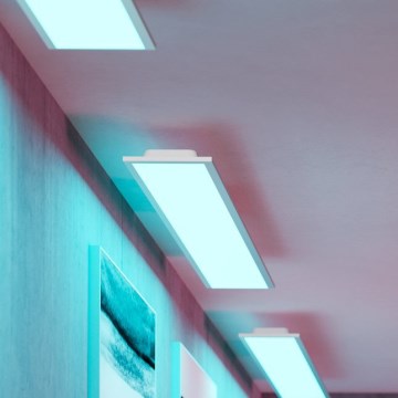 Eglo - LED RGBW dimmable panneau LED en applique/28W/230V 2700-6500K 120x15 cm blanc