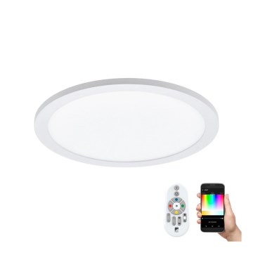 Eglo - LED RGBW Plafond Lamp SARSINA-C LED/16W/230V + afstandsbediening