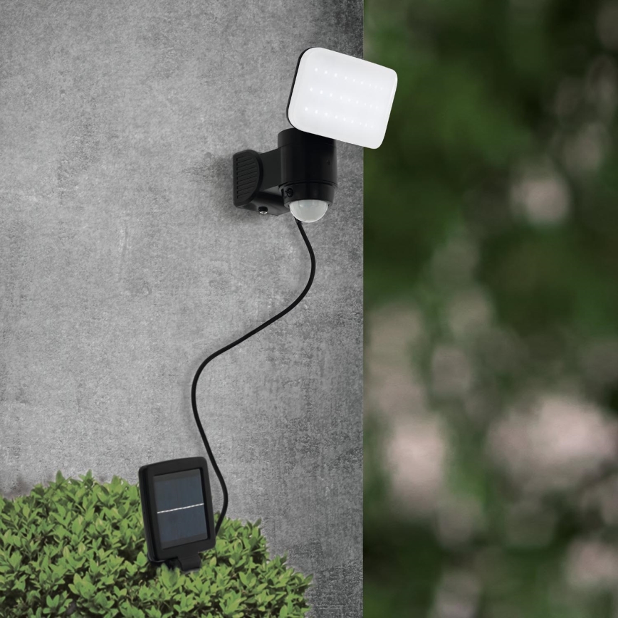 Eglo - LED Solar wandlamp met sensor LED/3,7V 1800 mAh IP44