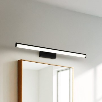 Eglo - LED-spiegelverlichting voor de badkamer, 11 W, 230 V, 60 cm, IP44, zwart