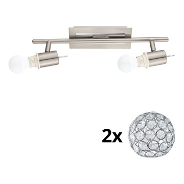 Eglo - LED spot MY CHOICE 2xE14/4W/230V mat chroom