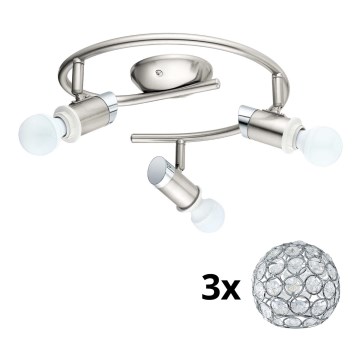 Eglo - LED spot MY CHOICE 3xE14/4W/230V  mat chroom