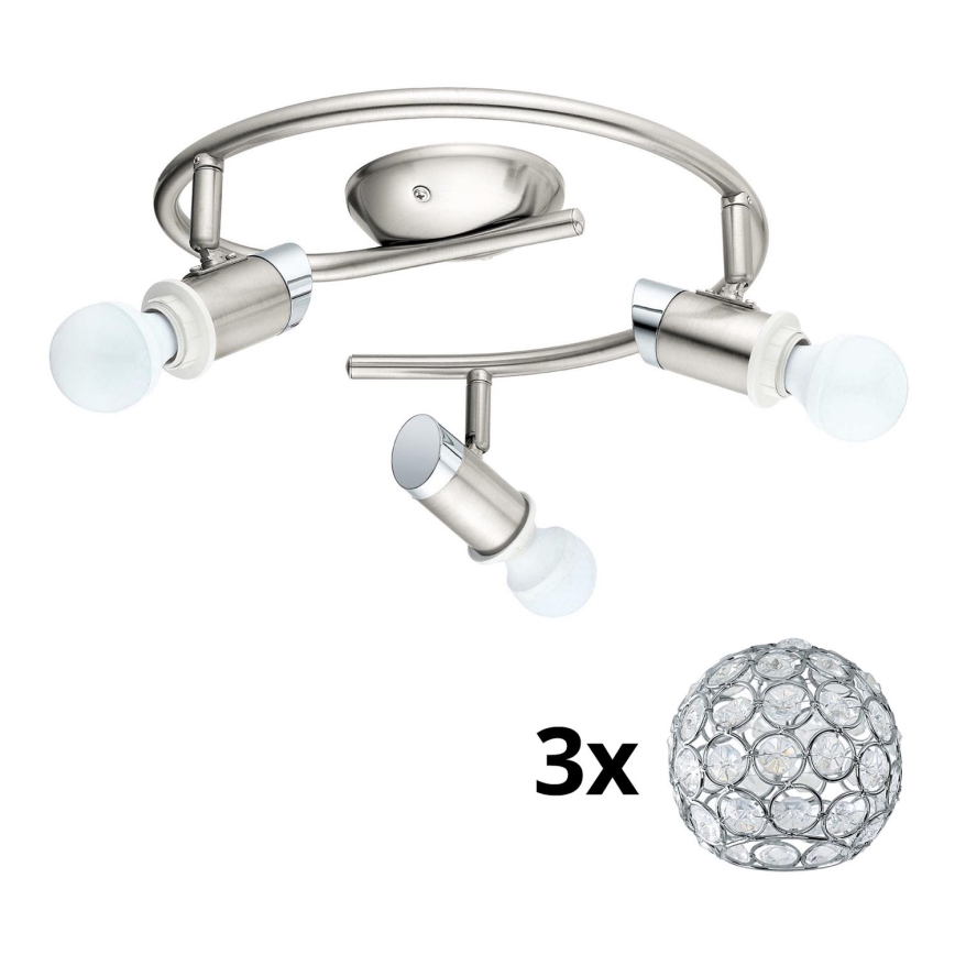 Eglo - LED spot MY CHOICE 3xE14/4W/230V  mat chroom