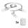 Eglo - LED spot MY CHOICE 3xE14/4W/230V  mat chroom/wit