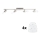Eglo - LED spot MY CHOICE 4xE14/4W/230V mat chroom/wit