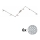 Eglo - LED spot MY CHOICE 6xE14/4W/230V mat chroom