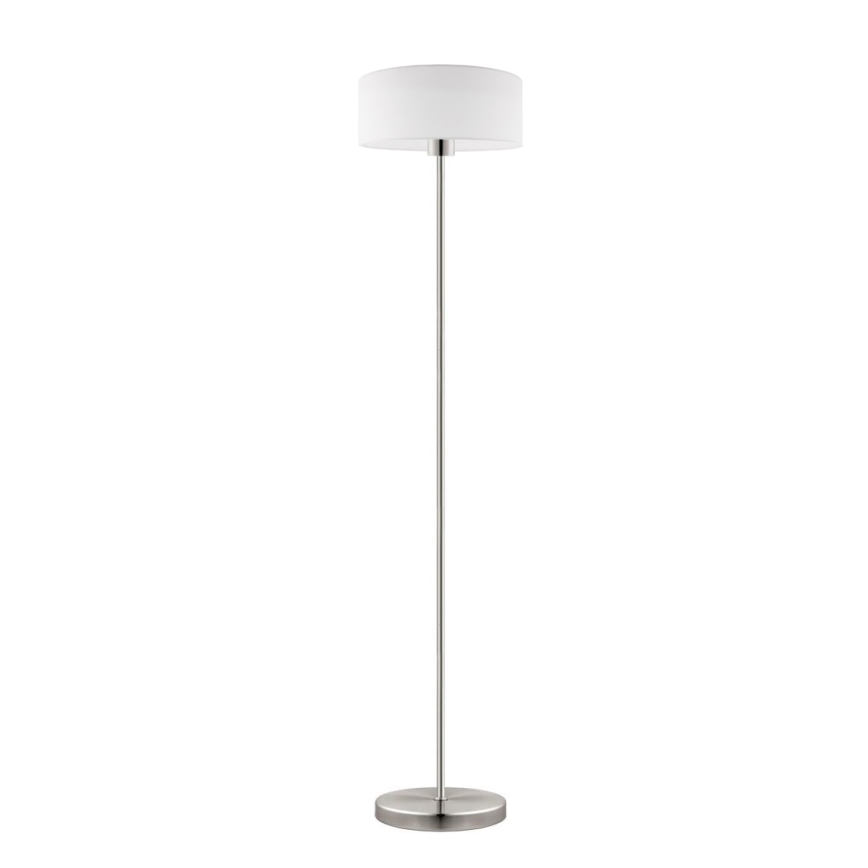 Eglo - LED  Staande Lamp TUNJA 1xE27/60W/230V mat chroom/wit