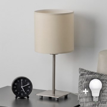 Eglo - LED tafellamp TUNJA 1xE27/60W/230V crème