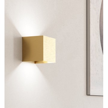 Eglo - LED wand verlichting 2xLED/1,5W/230V 3000K goud