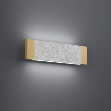 Eglo - LED wand verlichting 2xLED/5,4W/230V 3000K bruin/grijs