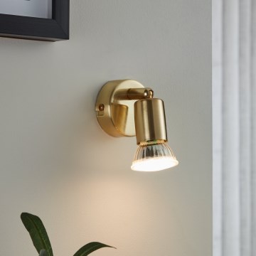 Eglo - LED Wandspot 1xGU10/2,8W/230V 3000K goud