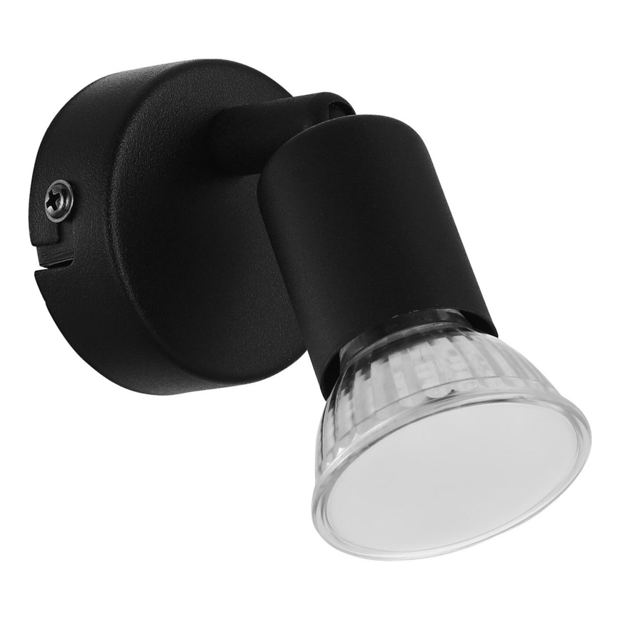 Eglo - LED Wandspot 1xGU10/2,8W/230V 3000K zwart