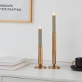 Eglo - LOT 2x Bougie LED/1xAAA 15 cm beige