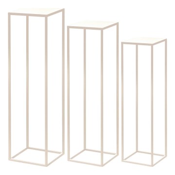Eglo - LOT 3x Jardinière crème
