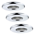 Eglo - LOT 3x Spot salle de bain IGOA 1xLED/3,3W/230V IP44