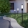 Eglo - Lot de 3 lampes d'extérieur LED/1W/230V IP44 noires