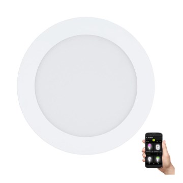 Eglo - Luminaire de salle de bain encastrable LED à intensité variable LED/10,5W/230V IP44 ZigBee