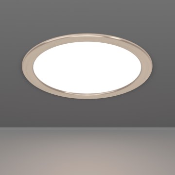 Eglo - Luminaire encastré LED 18,5 W 230 V 2700/4000/6500 K Ø 21,6 cm chrome mat