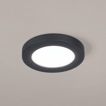 Eglo - Luminaire encastré LED 5,5W/230V 4000K noir Ø 11,7 cm