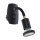 Eglo - Luminaire LED à brancher sur prise 1xGU10/4,5W/230V noir