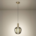 Eglo - Lustre LED dimmable sur câble LED/6W/230V + LED/1,6W 2200-6500K Ø 25 cm doré