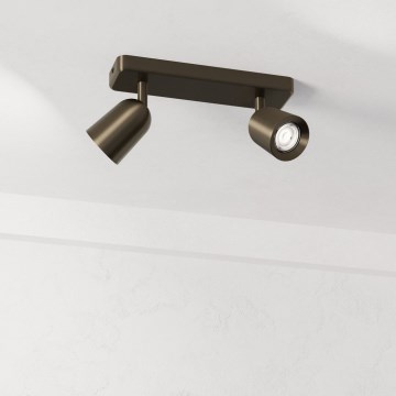 Eglo - Opbouwspot 2xGU10/10W/230V brons