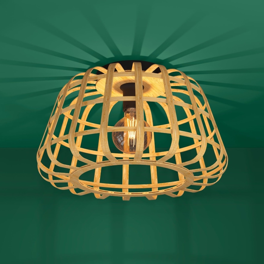 Eglo - Plafondlamp 1xE27/40W/230V bamboe