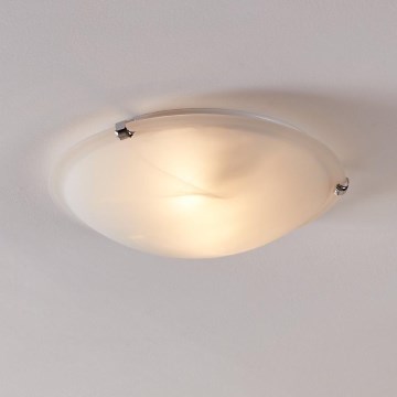Eglo - Plafondlamp 2xE27/25W/230V albasten glas