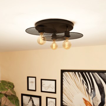 Eglo - Plafondlamp 3xE27/40W/230V