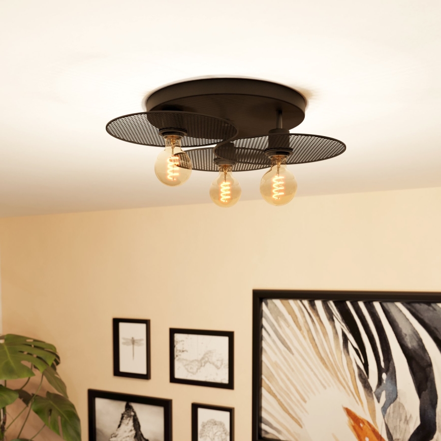 Eglo - Plafondlamp 3xE27/40W/230V