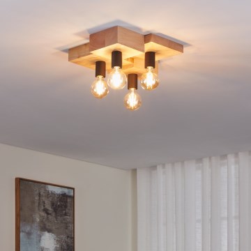 Eglo - Plafondlamp 4xE27/40W/230V